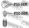 FEBEST FDD-GER Shock Absorber